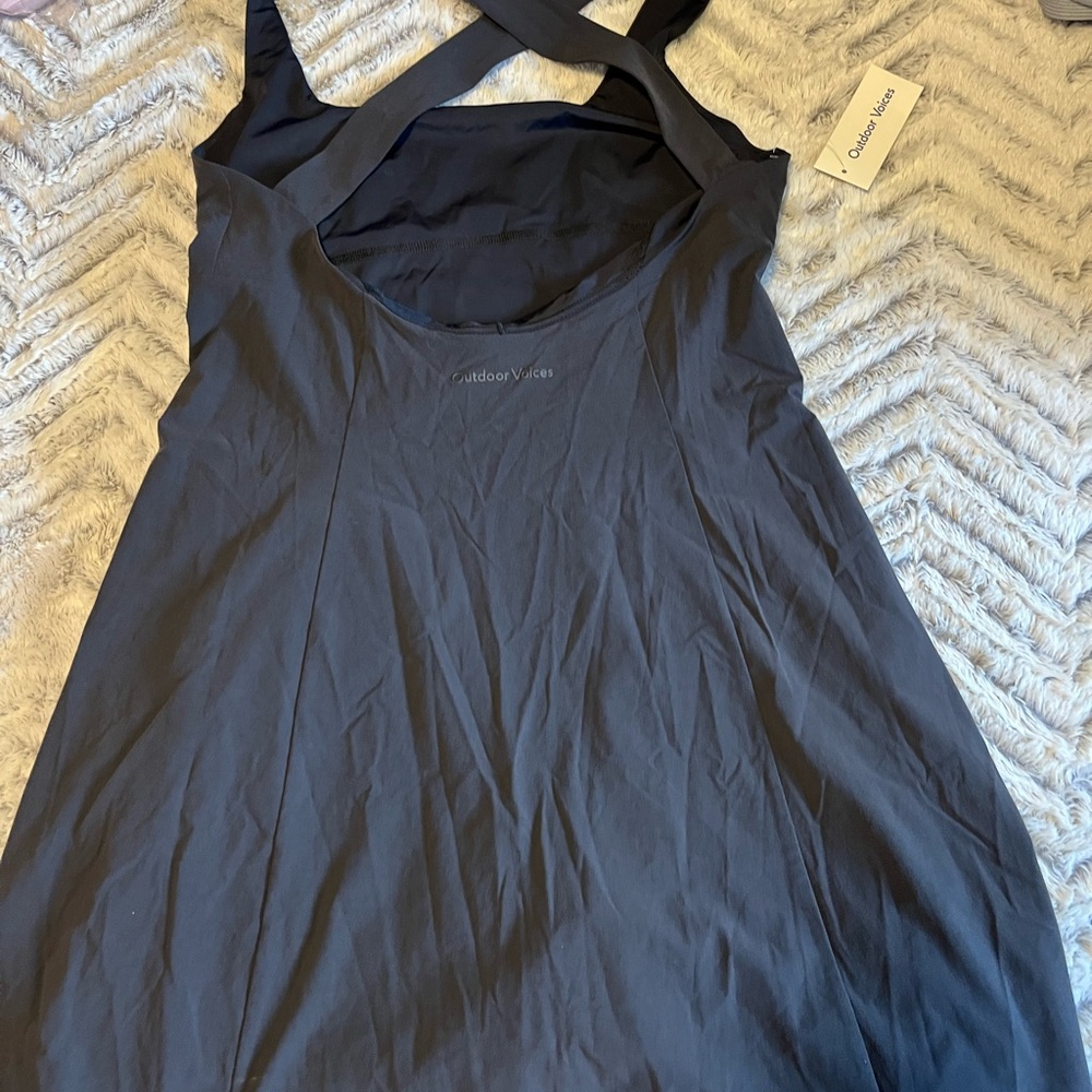 Outdoor Voices Black Halter Athletic Sundress - Picture 4 of 5